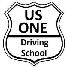 A picture of the us one driving school logo.